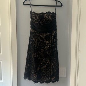 Betsy Johnson black lace cocktail dress - sz 8